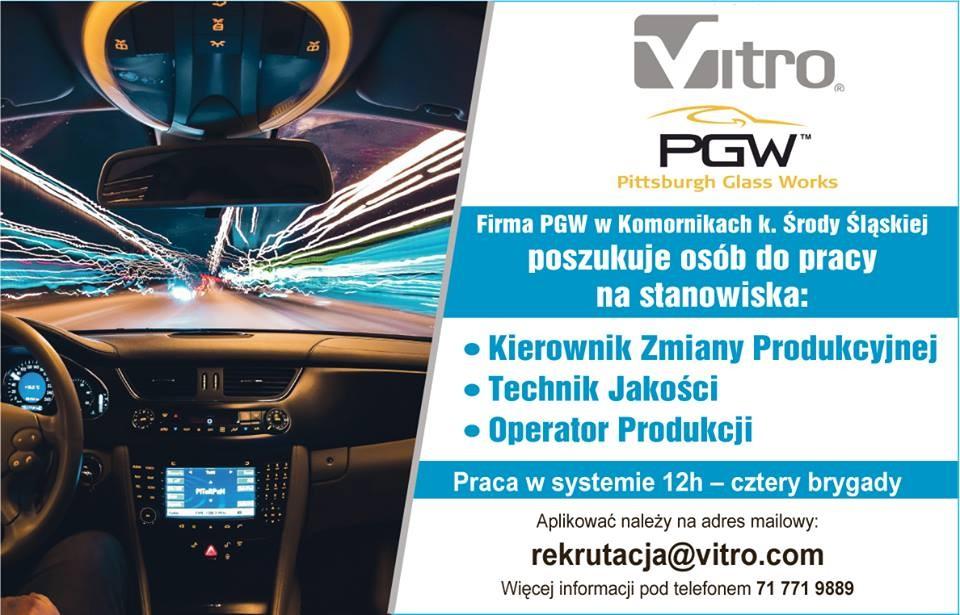 Szukasz pracy? PGW Vitro szuka pracowników na kilku stanowiskach