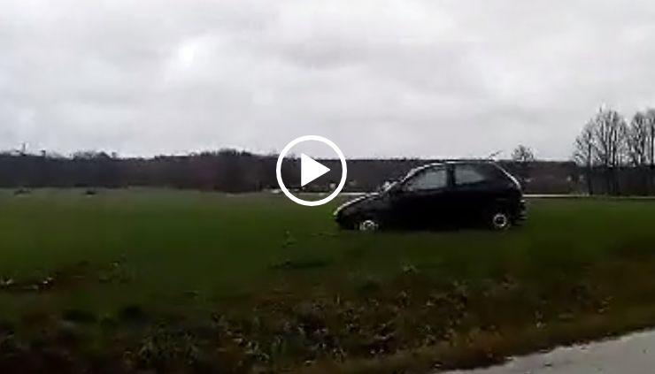 Wypadek na drodze Wołów - Brzeg Dolny