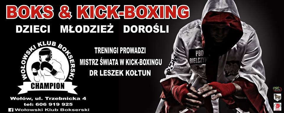 Boks i Kick-Boxing są dla każdego dostępne w wołowskim klubie