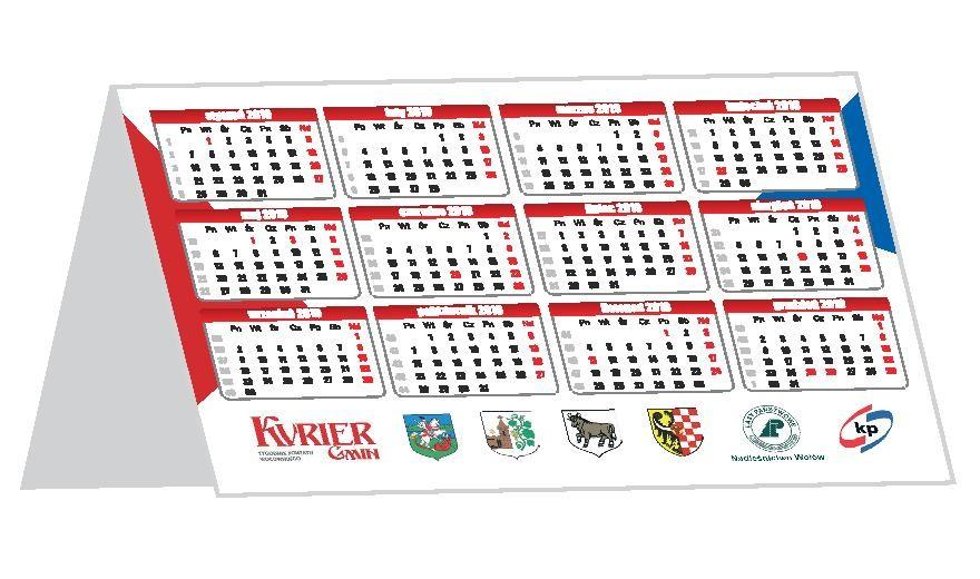 Kalendarz gratis w kolejnym wydaniu Kuriera Gmin