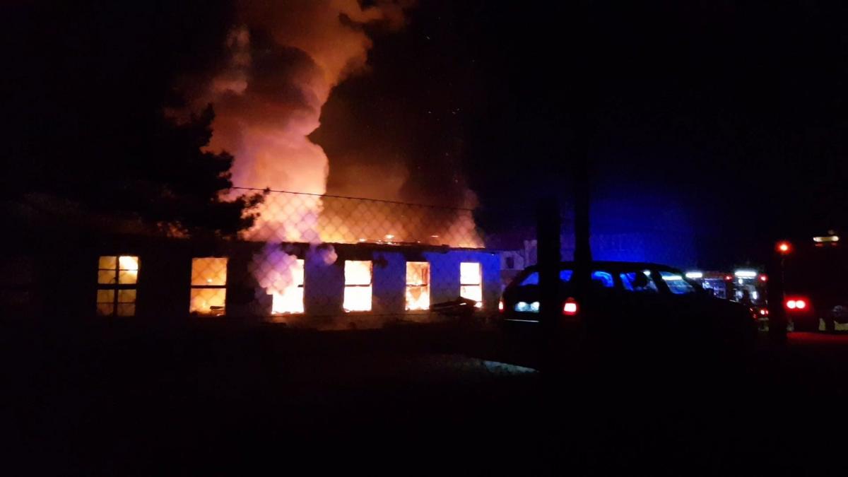 Kolejny pożar w powiecie wołowskim - wideo i zdjęcia z miejsca zdarzenia