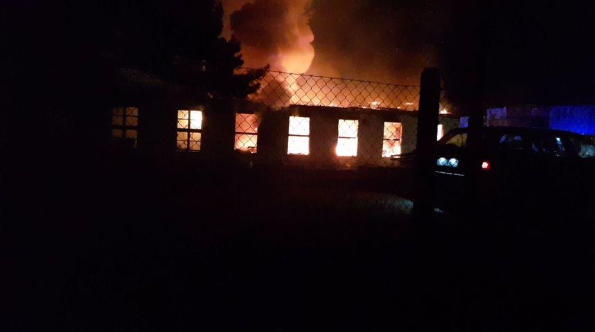 Znów pali się w Wołowie