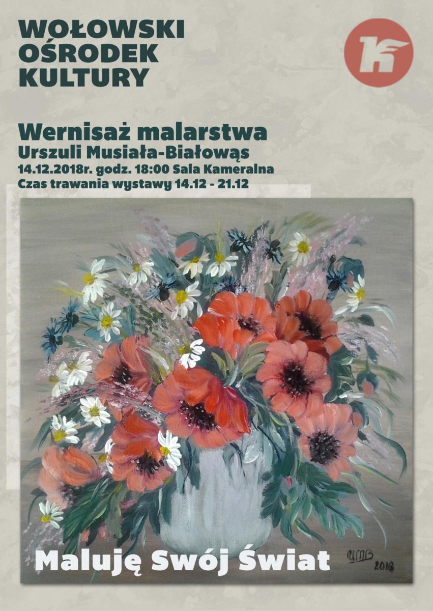 Obrazy dolnobrzeskiej artystki w Wołowie
