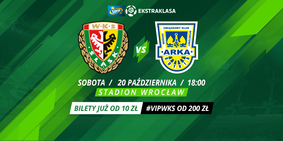 Rozdajemy bilety na mecz Śląsk Wrocław - Arka Gdynia!