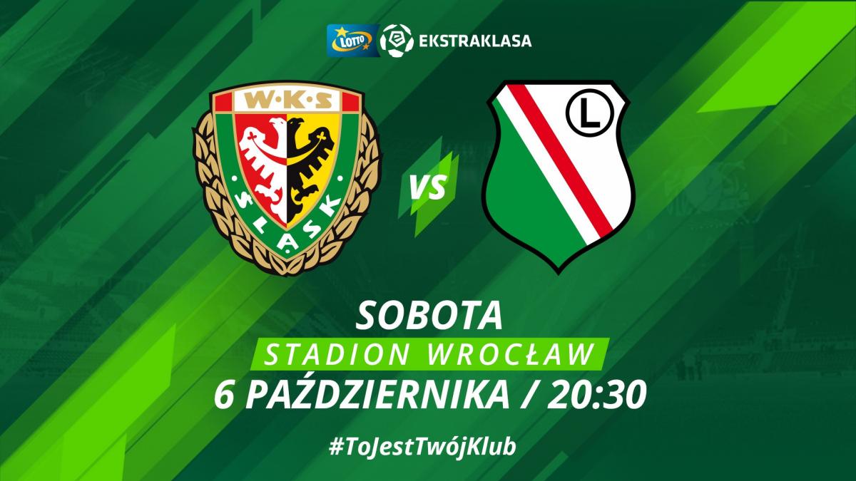 Rozdajemy bilety na mecz Śląsk Wrocław - Legia Warszawa!