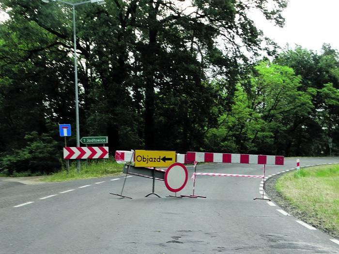 Droga przez uraz jest już przejezdna!
