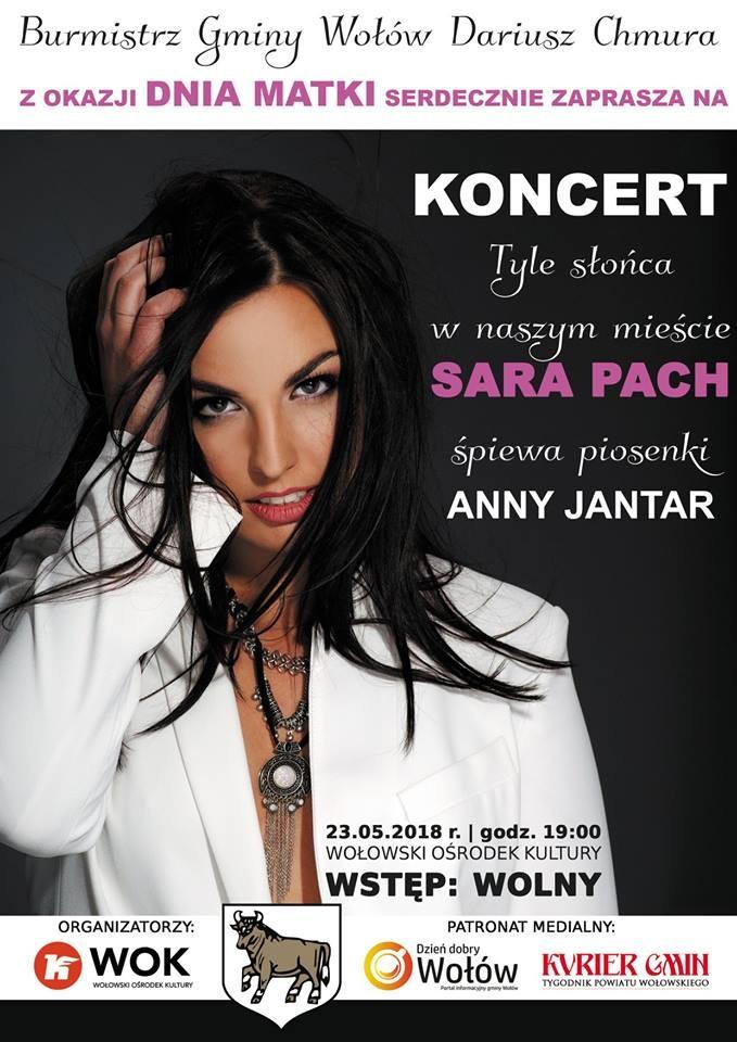 Już dziś! Sara Pach zaśpiewa w Wołowskim Ośrodku Kultury!