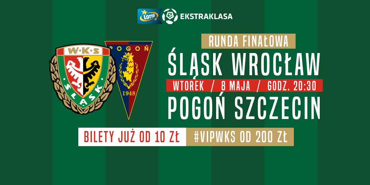 Bilety na mecz Śląska Wrocław!