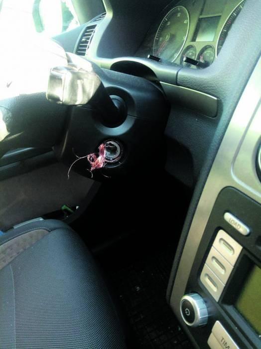 Chcieli ukraść auto! - Brzeg Dolny
