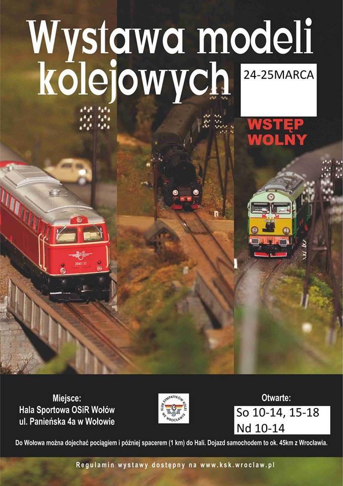 Wystawa modeli kolejowych - Wołów