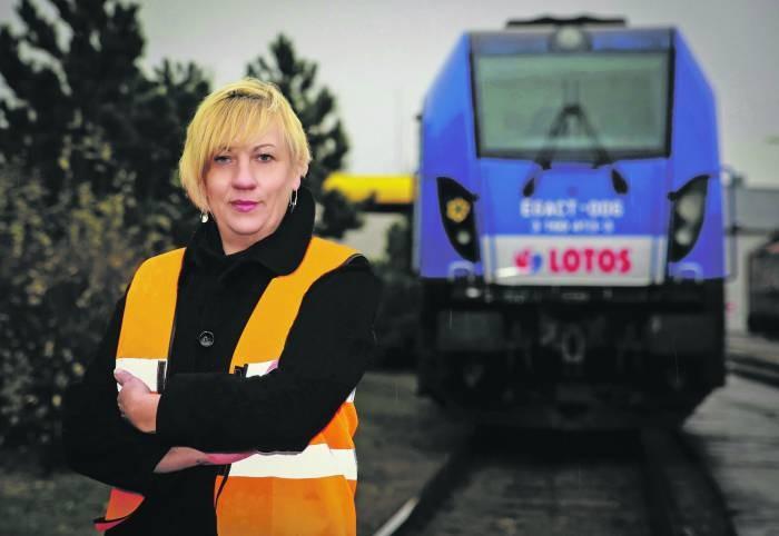 Jedyna kobieta w gronie maszynistów - Mieszkanka Wołowa zmieniła stereotyp słabej płci