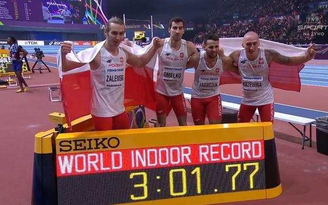 REKORD ŚWIATA! Polska sztafeta  4x400m