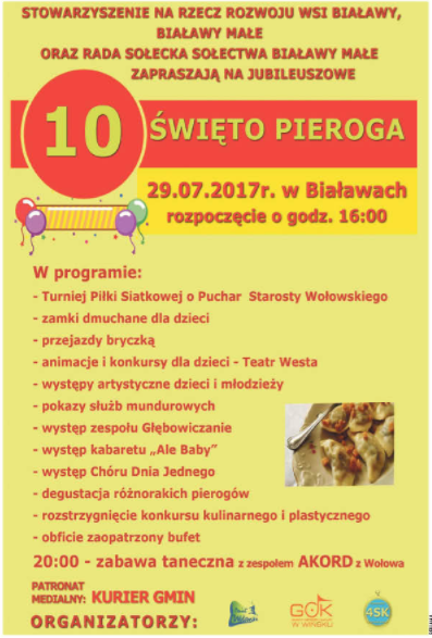 10. Święto Pieroga już dzisiaj!