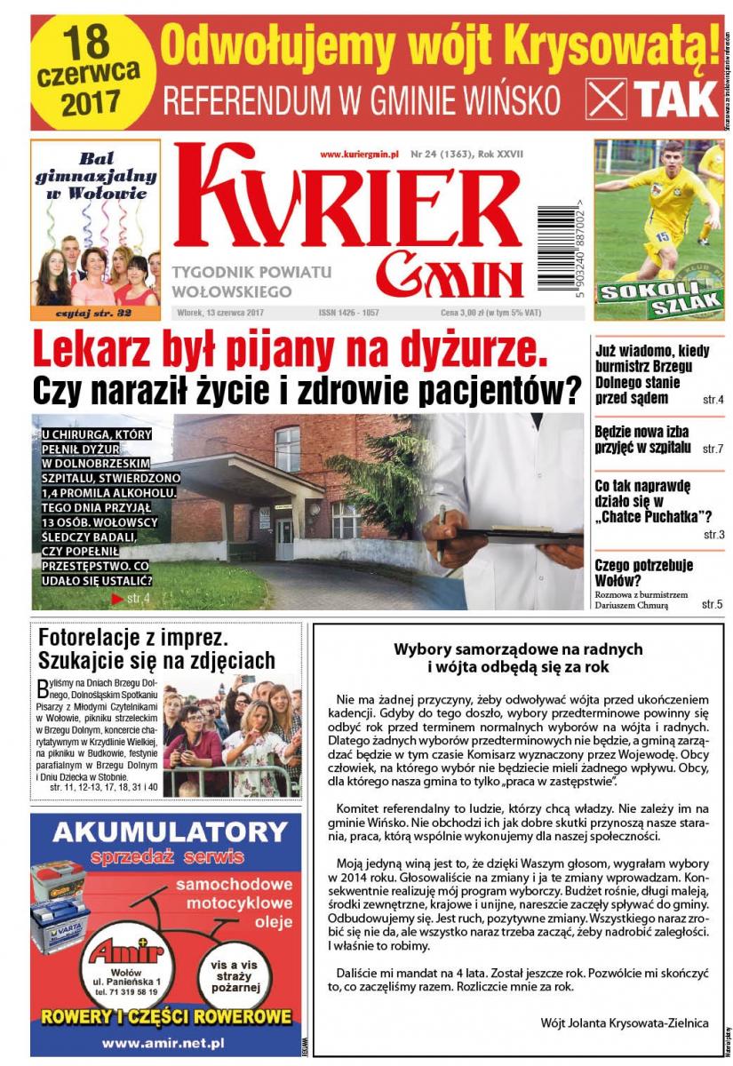Najnowszy Kurier Gmin już w kioskach!