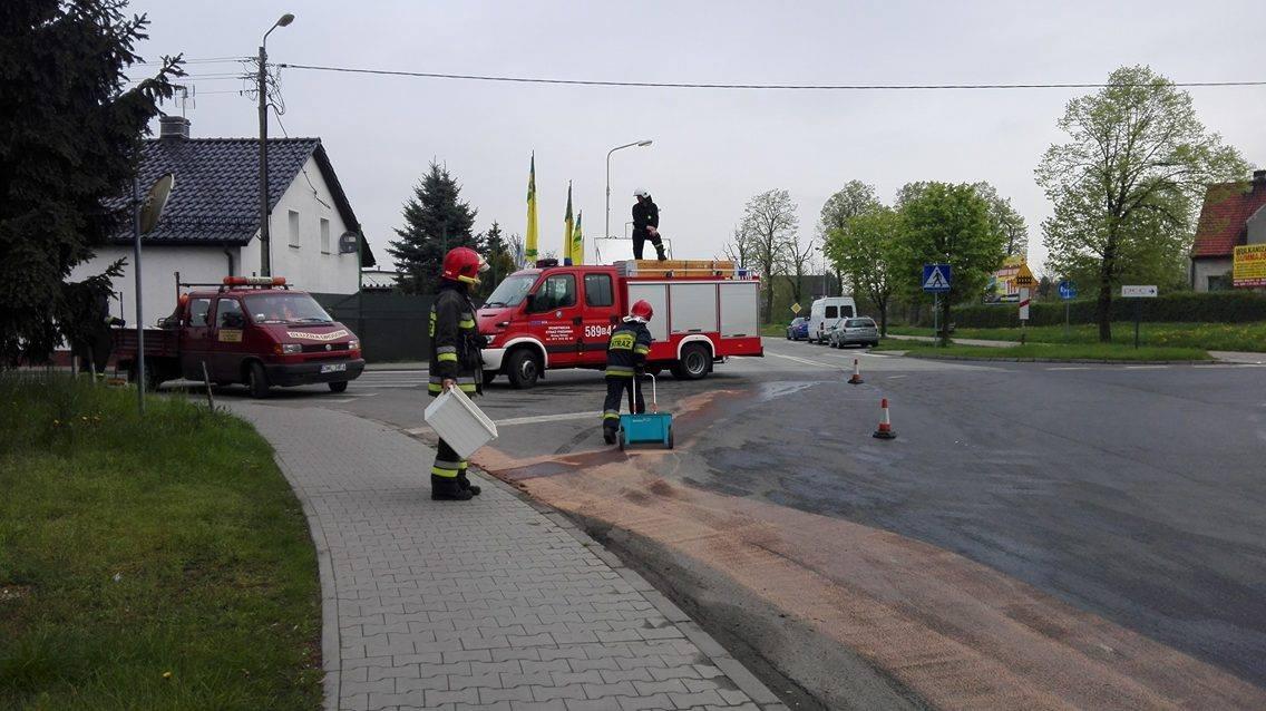 Zderzyli się przy komisariacie (video)