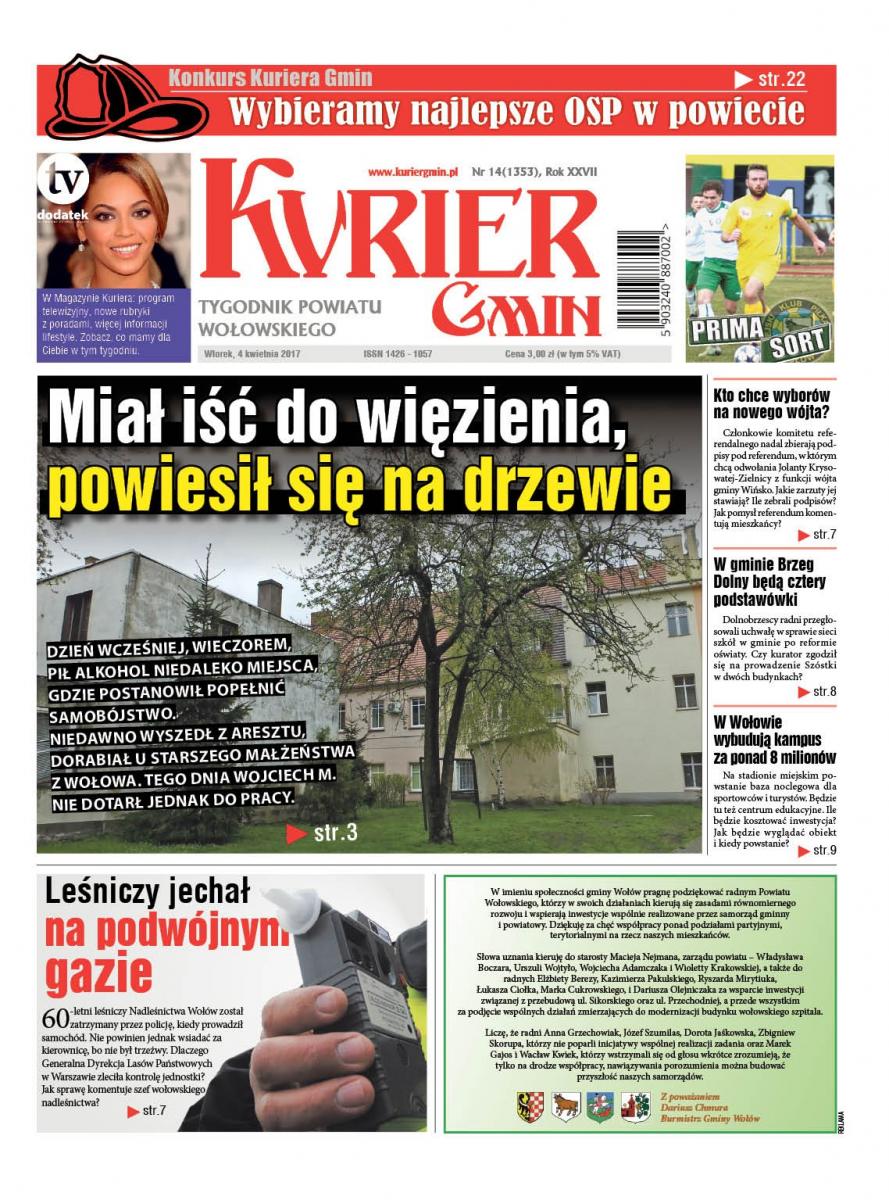 Najnowszy Kurier Gmin już w kioskach!