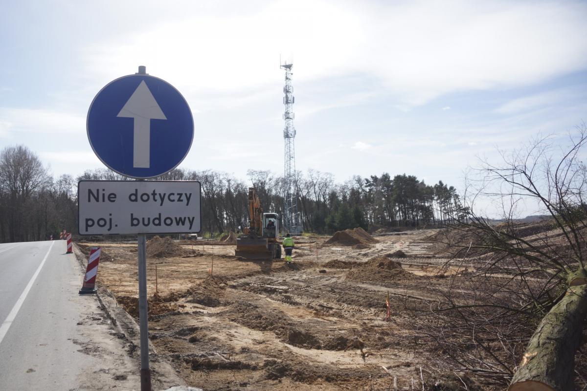 Trwa budowa obwodnicy Brzegu Dolnego (foto + video)