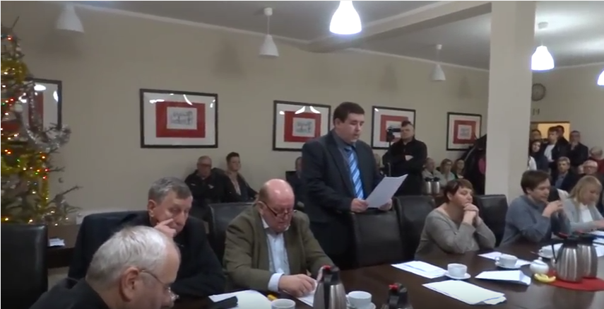 Michał Gołąb nowym przewodniczącym Rady Gminy w Wińsku (video)