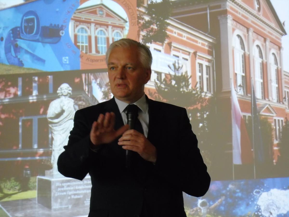 Minister w Wołowie (video)