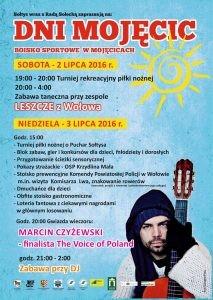 Dni Mojęcic 2016 - harmonogram imprezy