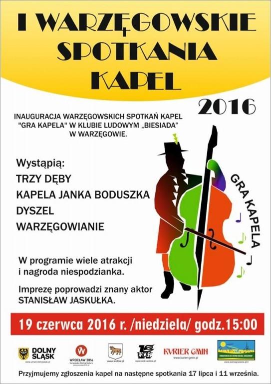 I Warzęgowskie Spotkanie Kapel już dziś