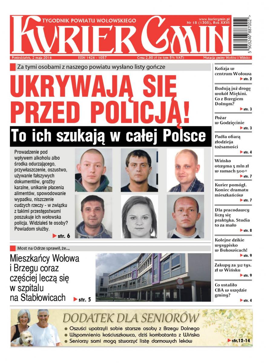 Poniedziałkowe wydanie Kuriera Gmin już w kioskach