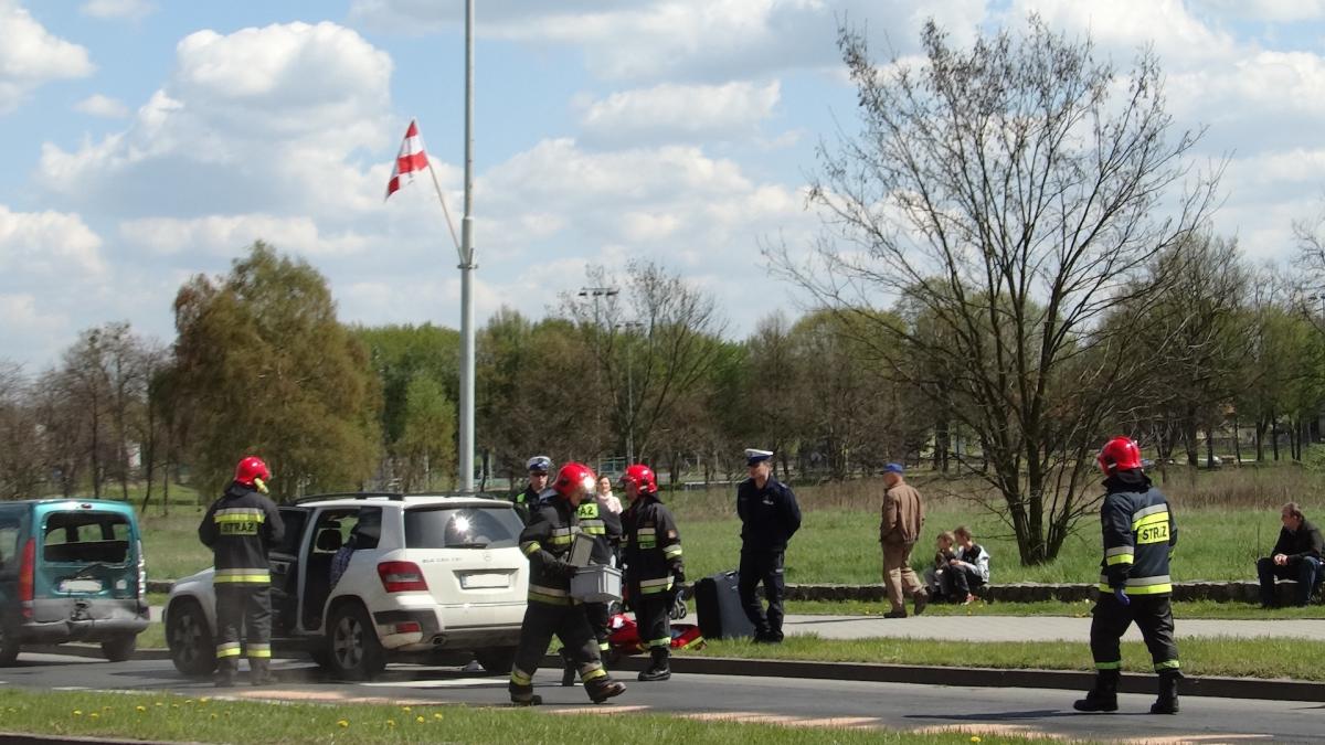 Kolizja w centrum Wołowa (video)