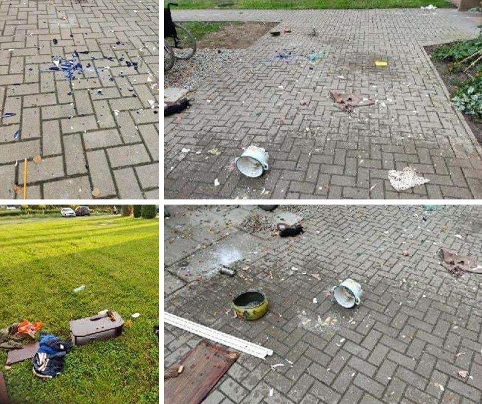Z okna lecą szafki, garnki. Sąsiedzi przeżywają horror!