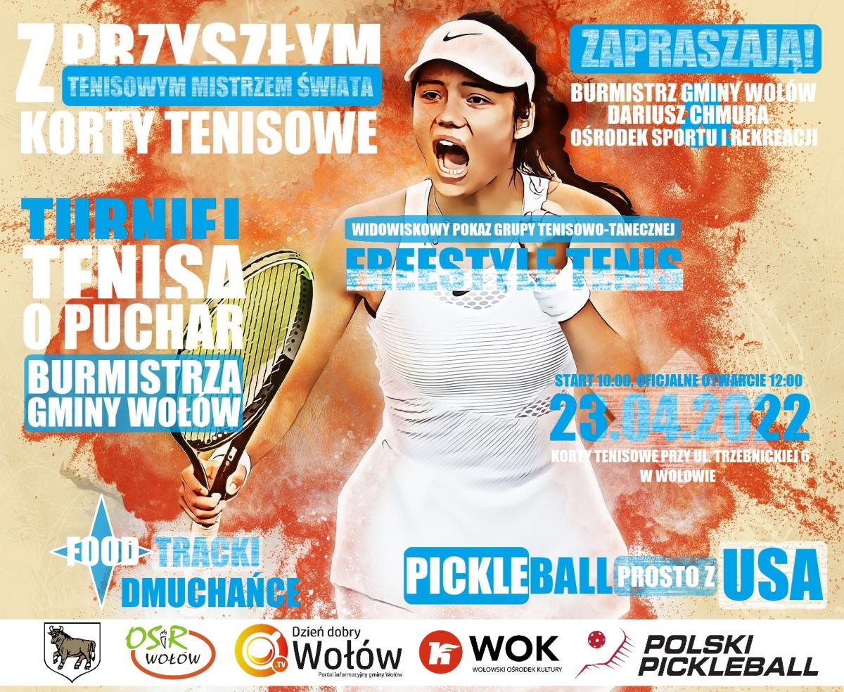 Otwarcie kortów tenisowych i zlot dmuchańców już w ten weekend w Wołowie