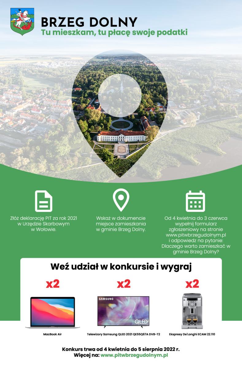 Cenne nagrody w konkursie dla mieszkańców gminy Brzeg Dolny. Wystarczy wypełnić PIT