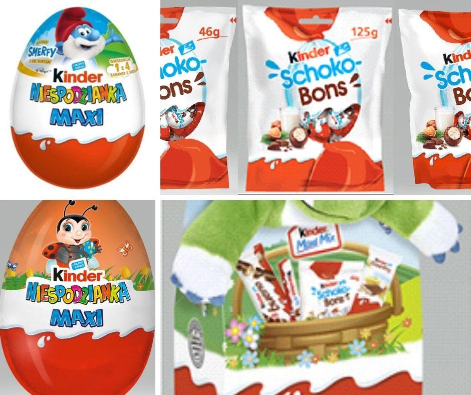 Salmonella w czekoladowych jajkach marki Kinder