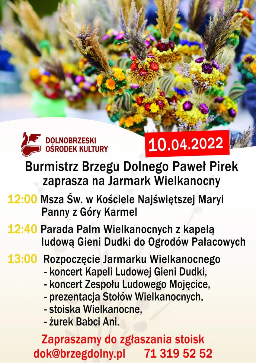 Już dzisiaj Jarmark Wielkanocny w Brzegu Dolnym