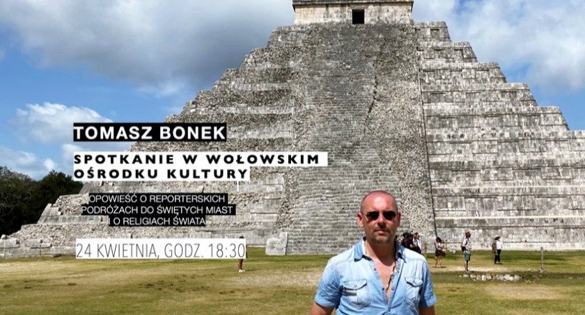  Spotkanie z redaktorem Tomaszem Bonkiem już 24 kwietnia w Wołowskim Ośrodku Kultury