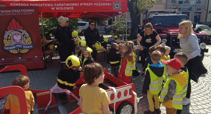 Strażacy z Wołowa zaprosili mieszkańców na Rynek
