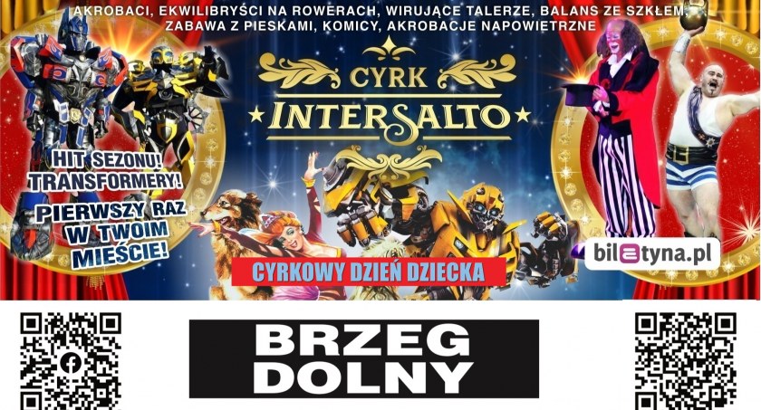 Cyrkowe emocje w Brzegu Dolnym na Dzień Dziecka