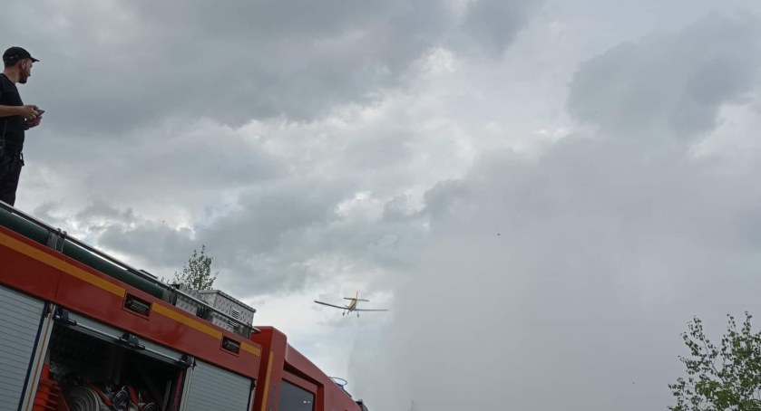 Strażacy z Lubiąża brali udział w dużej akcji gaszenia lasu
