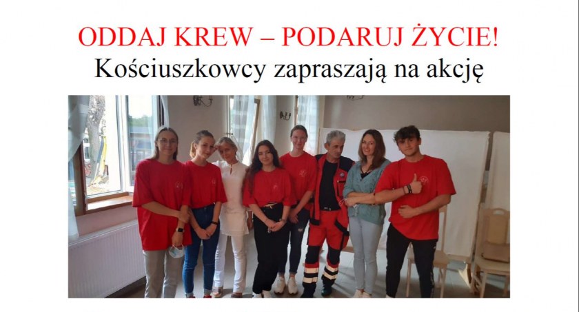 Oddaj krew - podaruj życie!