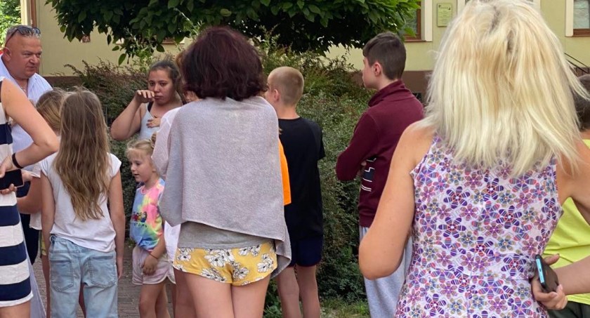 Pożar w hotelu Cameleon w Wołowie, gdzie przebywają uchodźcy