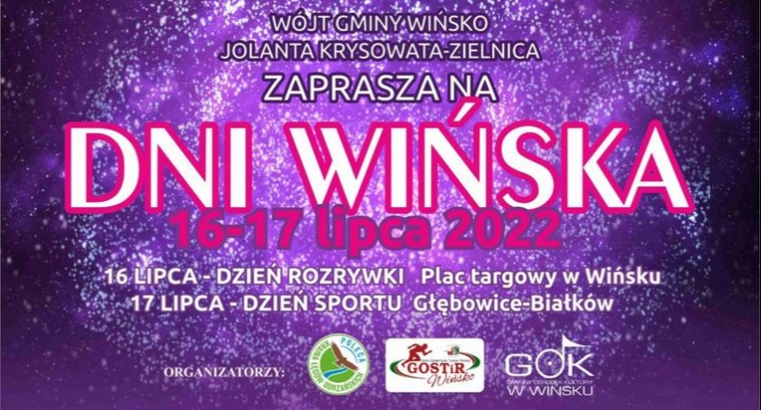 Dni Wińska 2022. Znamy program wydarzenia