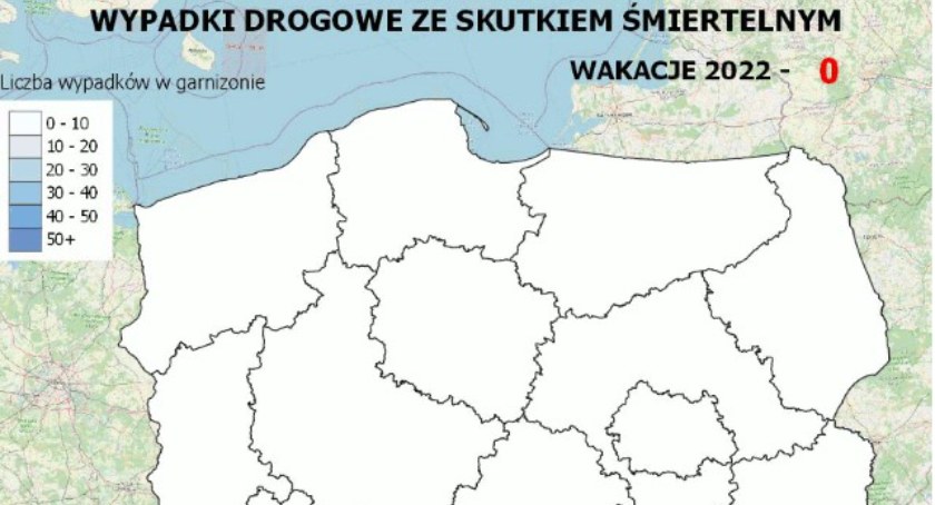 Działa już policyjna mapa wypadków 2022