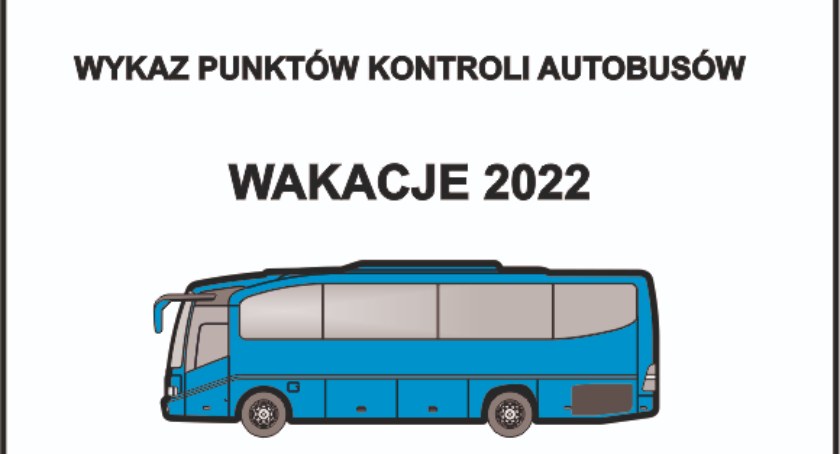 Policja informuje o punktach kontroli autobusów