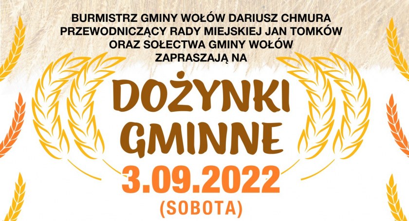 Znamy termin i program gminnych dożynek