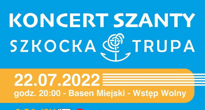Muzyka szanty na wołowskim basenie