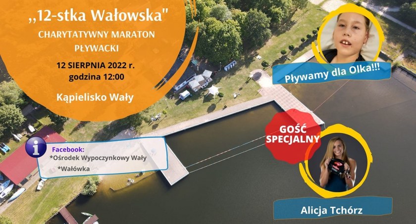 Charytatywny maraton pływacki dla Olka w Brzegu Dolnym