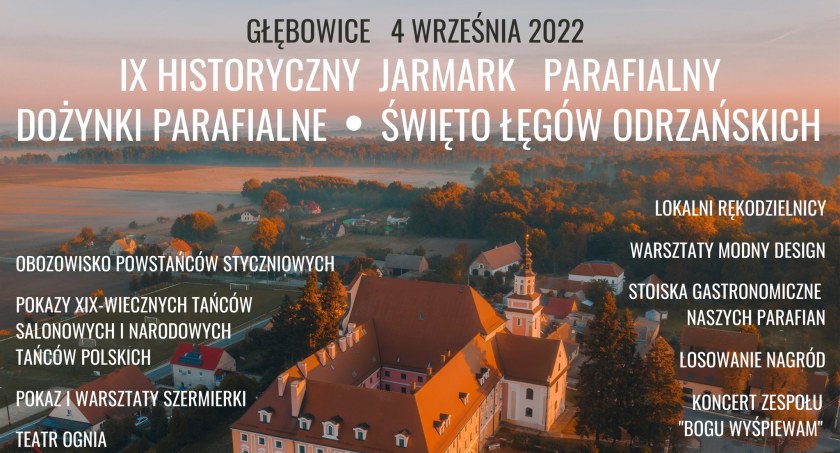 4 września IX Historyczny Jarmark Parafialny w Głębowicach