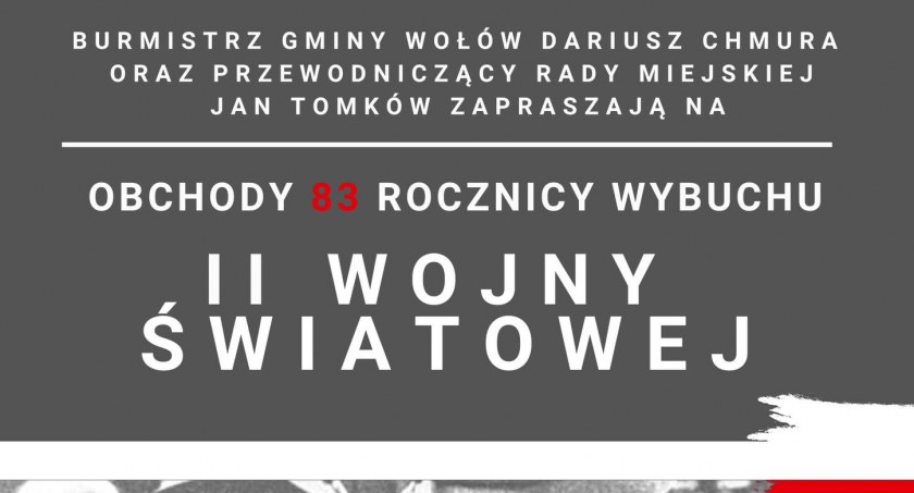 Miejskie obchody rocznicy wybuchu II wojny światowej