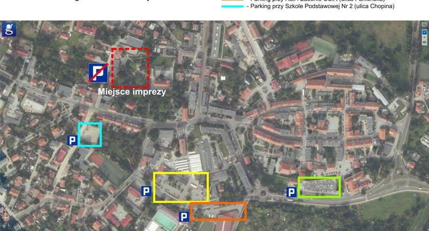 Tutaj zaparkujesz podczas sobotnich dożynek