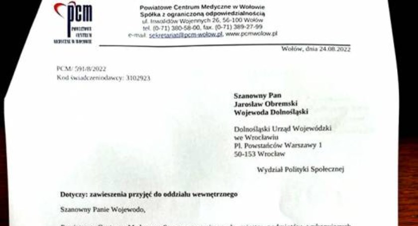 Zamknęli wewnętrzny, bo nie ma lekarzy.  Ci pracują w naszych przychodniach