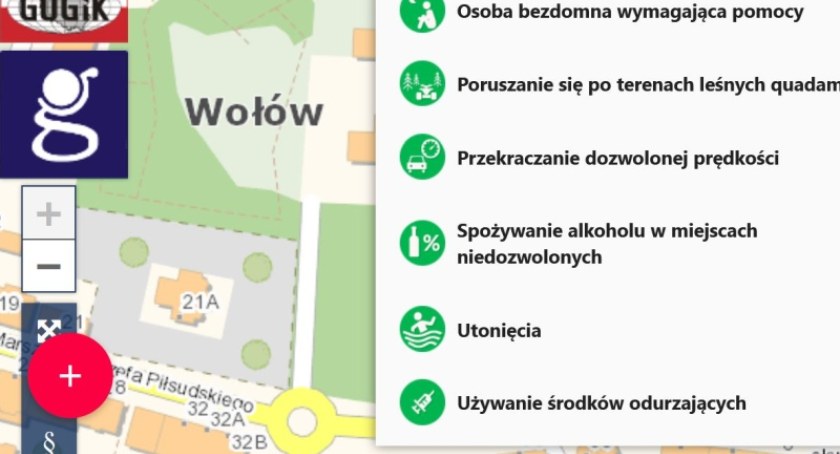 Policja zachęca do korzystania z Mapy Zagrożeń