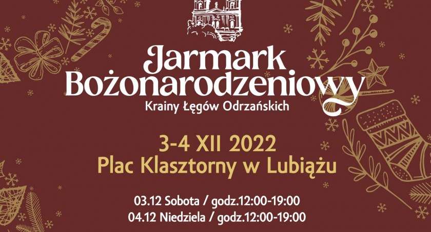 Zapraszają na jarmark świąteczny do klasztoru w Lubiążu